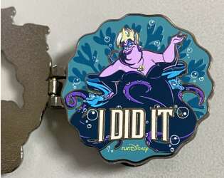 'runDisney: Disneyland Halloween Half Marathon Weekend 2025 - Halloween 5K - &quot;I Did It&quot; - Ursula - DLR'