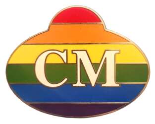 Rainbow Cast Member (CM) Name Tag
