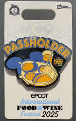 'EPCOT International Food &amp; Wine Festival 2025 - Mickey Ears Food Tray - WDW'