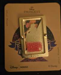 107004 - Miniso - Disney Princess Playing Cards Metal Badge Suprise Box - Belle - Disney Licensed alternate image