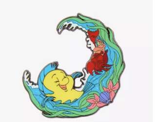 'Disney Sidekick Moon - Flounder and Sebastian - LFLY'