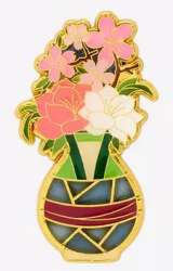 'BoxLunch - Disney Princess Flower Vase Stained Glass Blind Box - Mulan - LFLY'