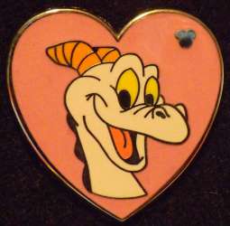 WDW Hidden Mickey Series 2010: Figment Collection - Heart Shape - WDW