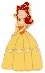 Kids Dressed As Princesses Booster Set - Belle Only