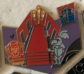 'Attraction Mystery Map Puzzles: Haunted Mansion (DLR) - Knight / Armor in Endless Hallway - DLR'