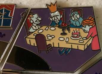 'Attraction Mystery Map Puzzles: Haunted Mansion (DLR) - Ballroom Banquet Table - DLR'
