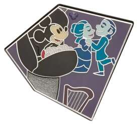 'Attraction Mystery Map Puzzles: Haunted Mansion (DLR) - Mickey and Ballroom Dancers - DLR'