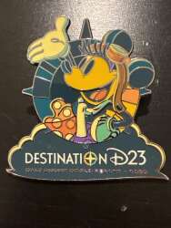 107126 - Destination D - Aviator Minnie Welcome Pin - Disney Fan Club alternate image