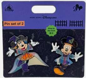 107200 - Halloween Party 2025 - Halloween Party Mickey and Minnie 2 Pin Set - Hong Kong Disneyland alternate image