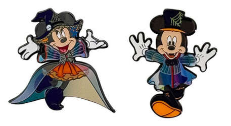 'Halloween Party 2025 - Halloween Party Mickey and Minnie 2 Pin Set - HKDL'