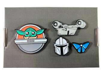 107224 - Star Wars: The Mandalorian - Cutest Bounty in the Galaxy Box Set - 4 Pins - Disney Licensed alternate image