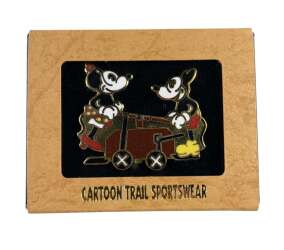 107235 - Unknown Series - Vintage Mickey & Minnie Mouse on Handcar - Cartoon Trail - Disney Licensed alternate image