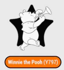 Pooh - Black and White (Y797)