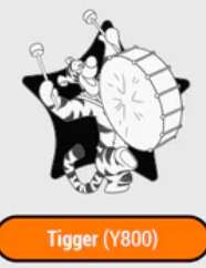 'FiGPiN - Winnie the Pooh Mystery Minis - Tigger - Black and White (Y800) - FGP'