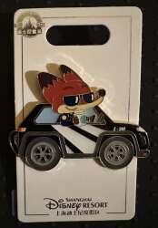 Nick Wilde in patrol car