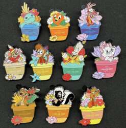 'EPCOT International Flower &amp; Garden Festival 2024 - Complete Mystery Pin Set - WDW'