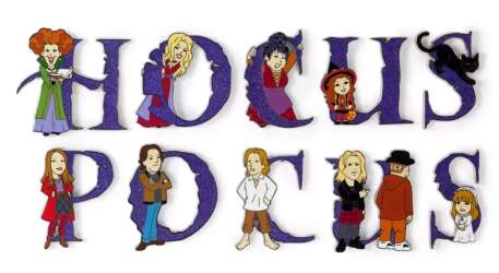 'Hocus Pocus Movie Name Mystery Collection - Complete 10-pin series - MLT'