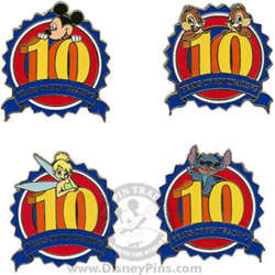 Disney Pin Trading 10th Anniversary