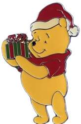 Pooh with Christmas Present 2 of 3