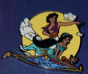 Aladdin 30th Anniversary - Jasmine, Aladdin, Abu on Magic Carpet