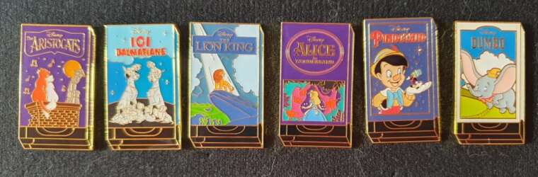 'BoxLunch - Disney Classic VHS Mystery Collection - Complete set - LFLY'