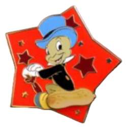 'Mickey&#039;s Circus - Jiminy Cricket Sitting on Peanut on Red Star - WDW'