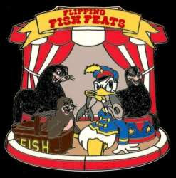 107609 - Mickey's Circus: Program Acts - Act 5: Flipping Fish Feats — Donald and Seals - Walt Disney World alternate image