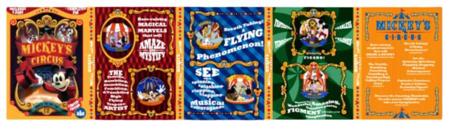 107610 - Mickey's Circus: Program Acts - Program Booklet Set — Full Set - Walt Disney World alternate image