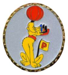 'Mickey&#039;s Circus - Pluto Balancing Ball on Nose - WDW'