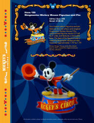 107667 - Mickey's Circus - Ringmaster Mickey Mouse Figurine and Pin — Full Set - Walt Disney World alternate image