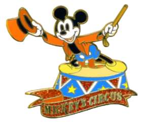Ringmaster Mickey Mouse Figurine and Pin — Pin ONLY