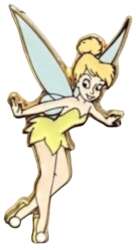 'Disneyland Location Signature Card Collection - Peter Pan&#039;s Flight — Tinker Bell Flying to Her Left - DLR'