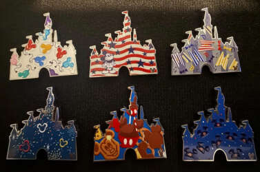 'DLR Hidden Disney Series 2025 Wave A: Castles - Complete Set - Including CHASER - DLR'