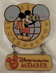 Disney Vacation Club Mickey Dangle Pin