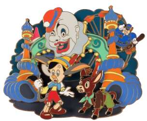 'Featured Artist Collection - Problems on Pleasure Island — Donkey Pinocchio and Lampwick - DLR'