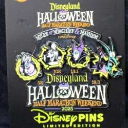 'runDisney: Disneyland Halloween Half Marathon Weekend 2025 - Halloween Half Marathon Weekend - Logo - Mini Jumbo - DLR'