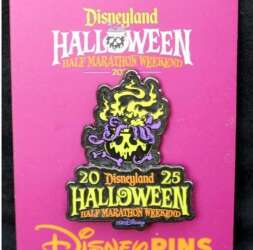'runDisney: Disneyland Halloween Half Marathon Weekend 2025 - Halloween Half Marathon Weekend - Logo - DLR'