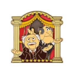 'Disney Pins Blog (DPB) Exclusives: The Muppets Stained Glass Pin Series - Statler and Waldorf - DLIC'
