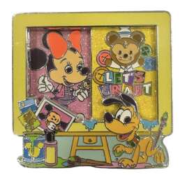 Minnie Daisy Duffy Pluto Let's Craft Slider