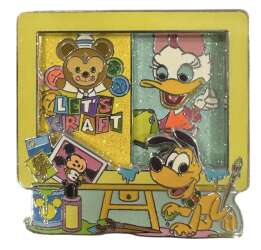 107924 - Let's Craft - Minnie Daisy Duffy Pluto Let's Craft Slider - Hong Kong Disneyland alternate image