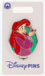 '2025 Princess Glitter Portraits Collection - Ariel with Sebastian - MLT'