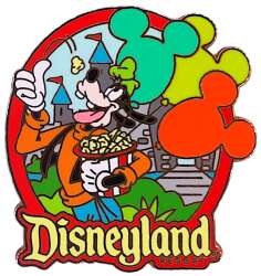 'Travel Promotional Pin - Goofy With Balloons - DLR'