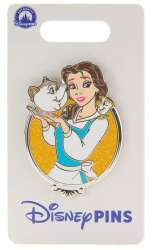 '2025 Princess Glitter Portraits Collection - Belle with Mrs. Potts and Chip - MLT'