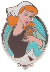 '2025 Princess Glitter Portraits Collection - Cinderella and Gus - MLT'