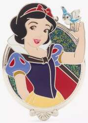 '2025 Princess Glitter Portraits Collection - Snow White and Blue Bird - MLT'