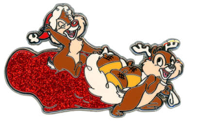 Chip & Dale with Stocking Full of Nuts