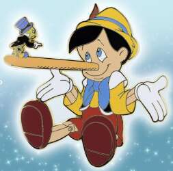 Pinocchio with Jiminy Cricket