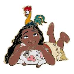 Moana with Pua and Hei Hei