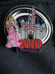 '2010 Dated Year Pins - Sleeping Beauty - DLR'