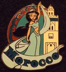 Epcot World Showcase Pin Set - Morocco (Jasmine) - WDW